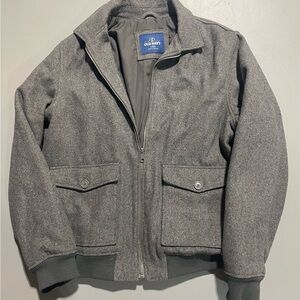 Old Navy Men's Charcoal Bomber Jacket